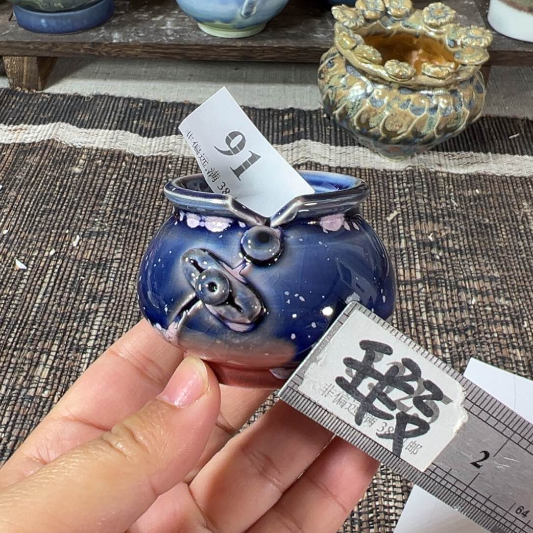 红陶景德镇手工花盆