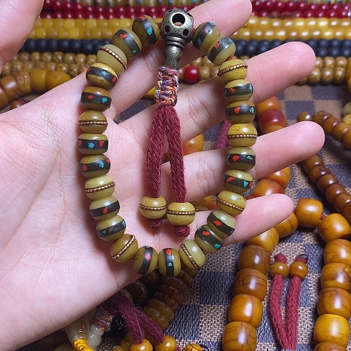 手串/手链牛骨藏区手串可以牛骨