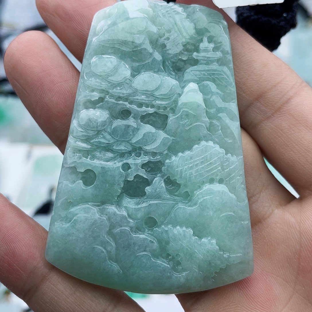 颈饰未镶嵌翡翠翡翠