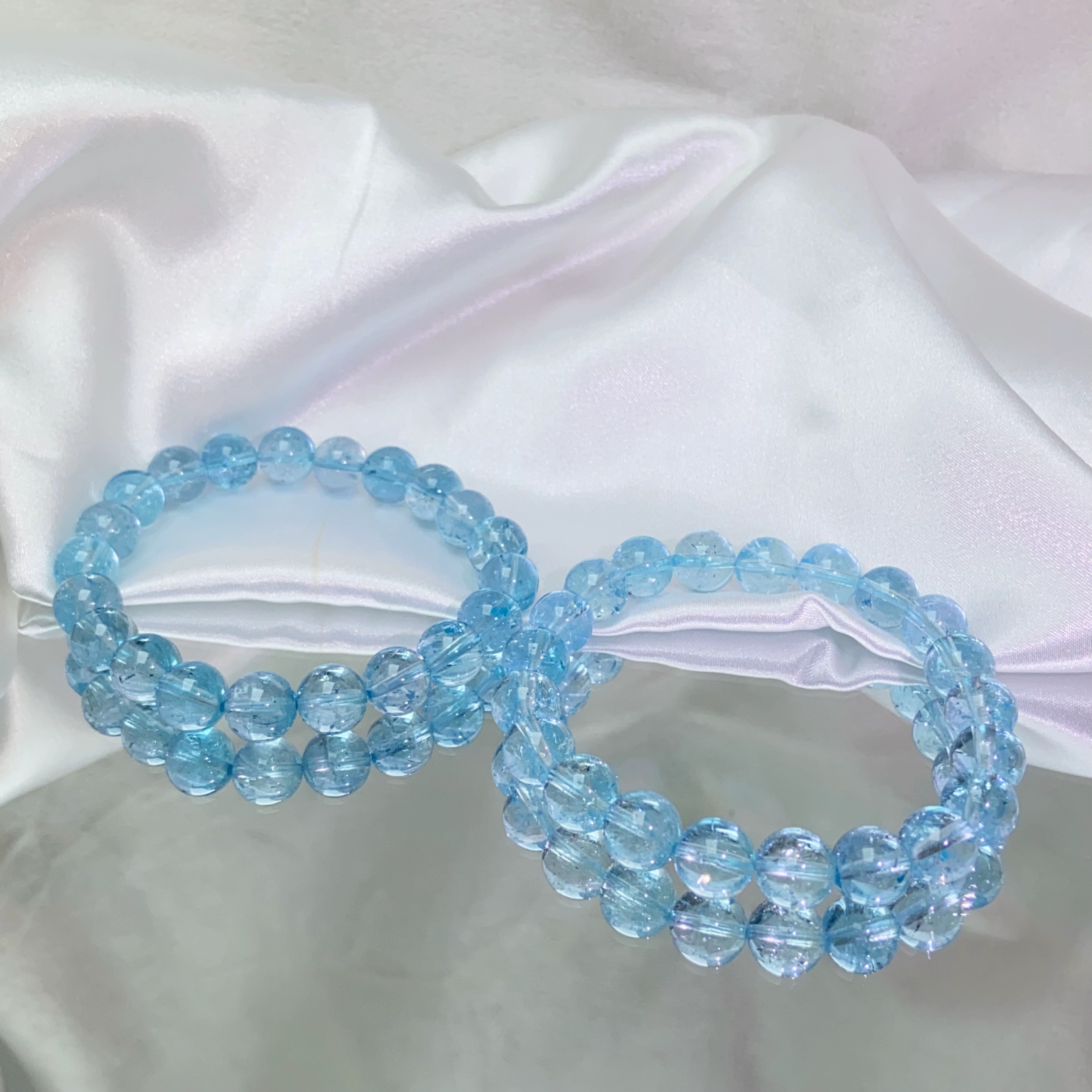 【星浩珠宝】托帕石手串24-2T92K284【多样性发一件】9mm