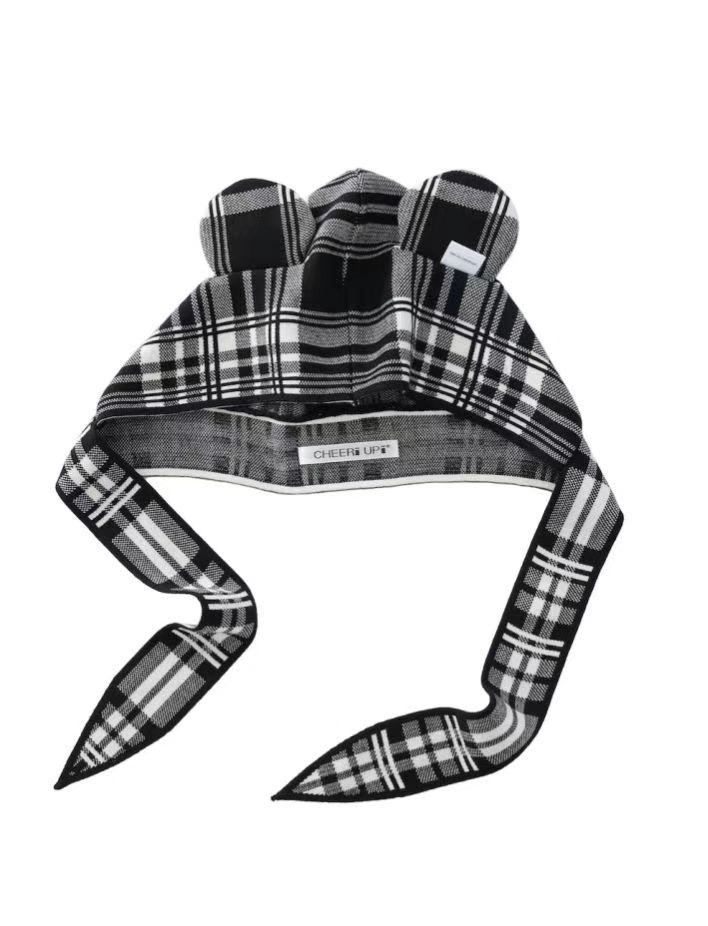 黑格耳朵帽【男女同款】