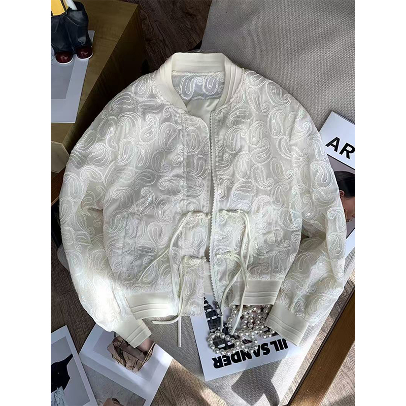 新中式开衫重工设计师衬衫春季轻薄外套62583