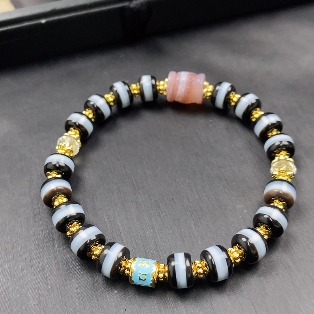 玛瑙/玉髓合金玛瑙手串