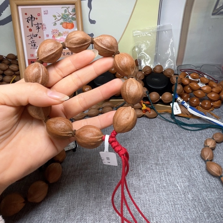 橄榄核手串/手链大**?梅林铁核21.27