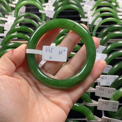 和田玉（碧玉）手镯未镶嵌喵*噜