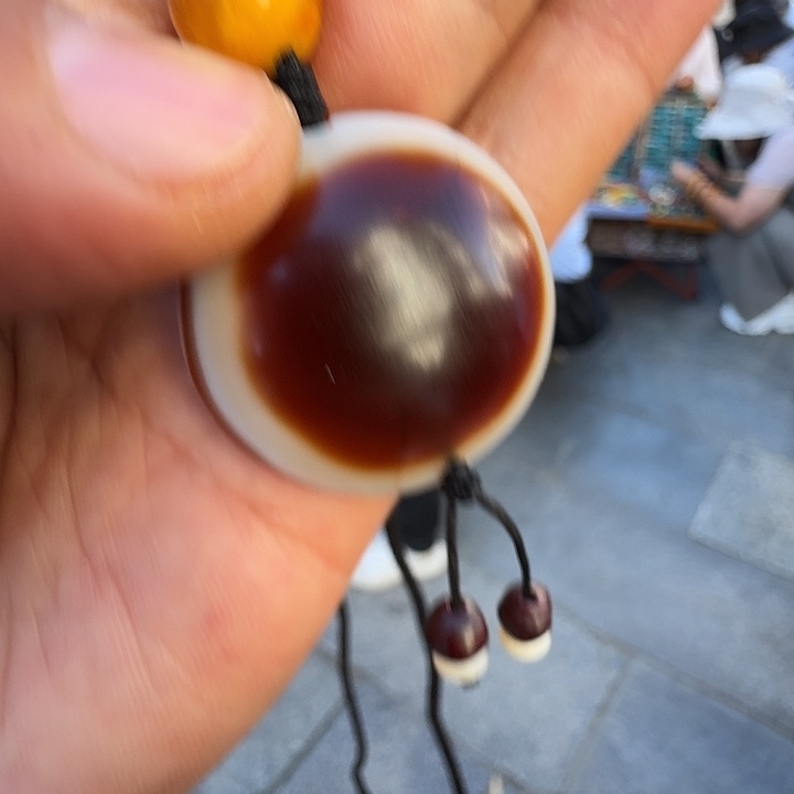 无非金属板珠吊坠