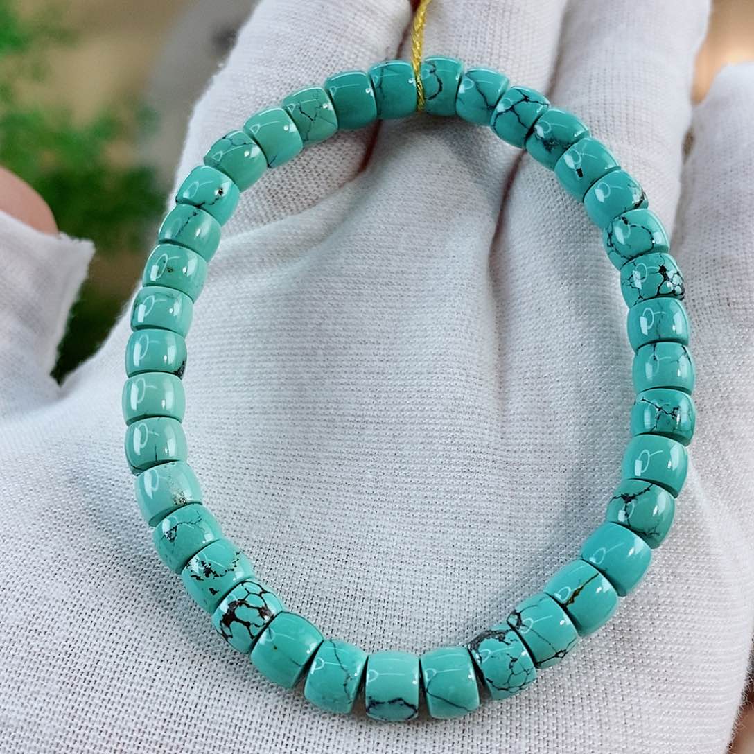 未镶嵌绿松石珠宝奇石6mm+