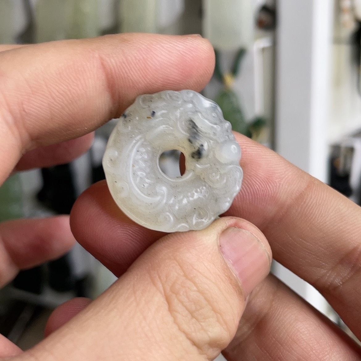 【闪购商品】岫玉颈饰未镶嵌鱼化龙