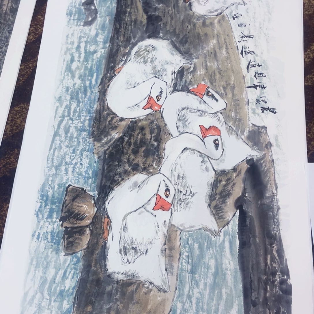 国画无****?绘画艺术作品展