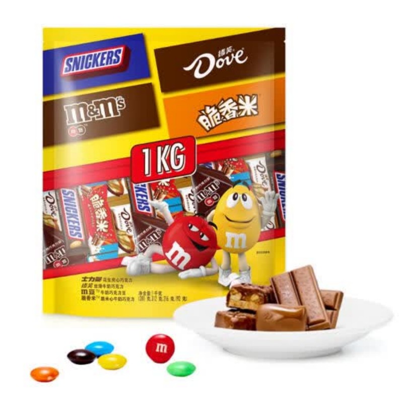 玛氏 缤纷乐享混合口味巧克力 1kg