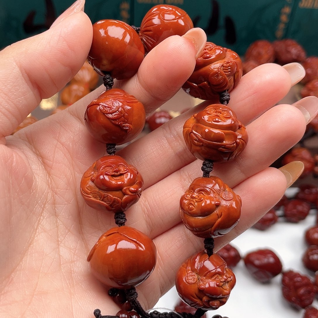 橄榄核手串大*财神手串