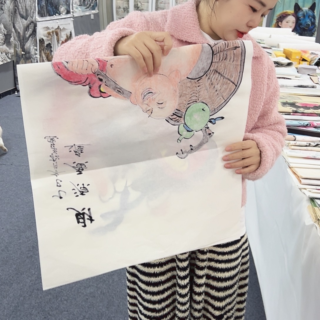 国画事事顺心如意万事