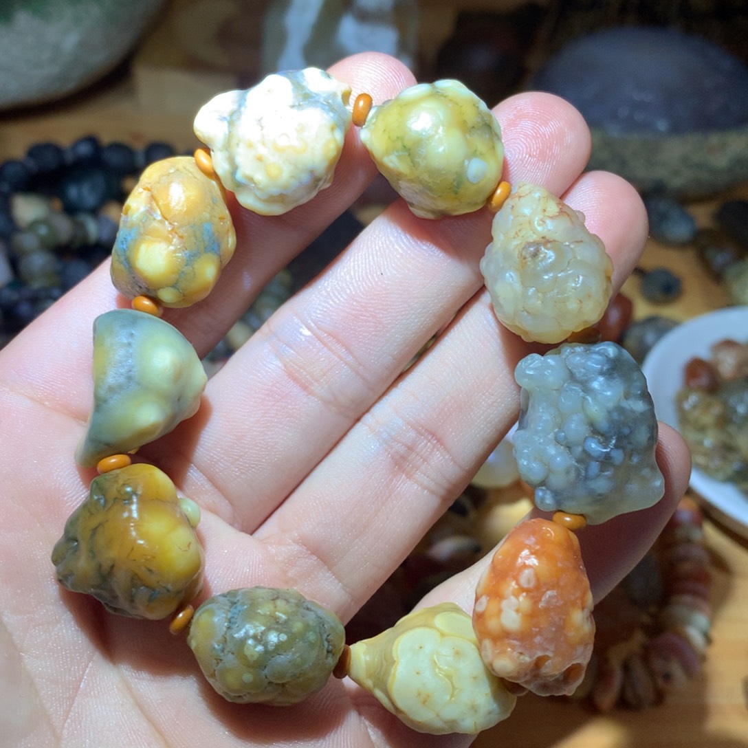 玛瑙/玉髓未镶嵌阿拉善戈壁玛瑙