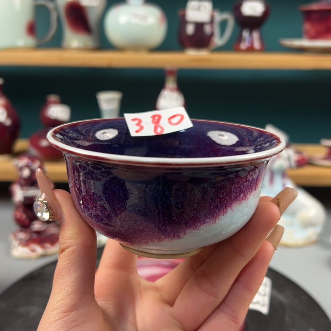 瓷片微瑕主人杯纯手工