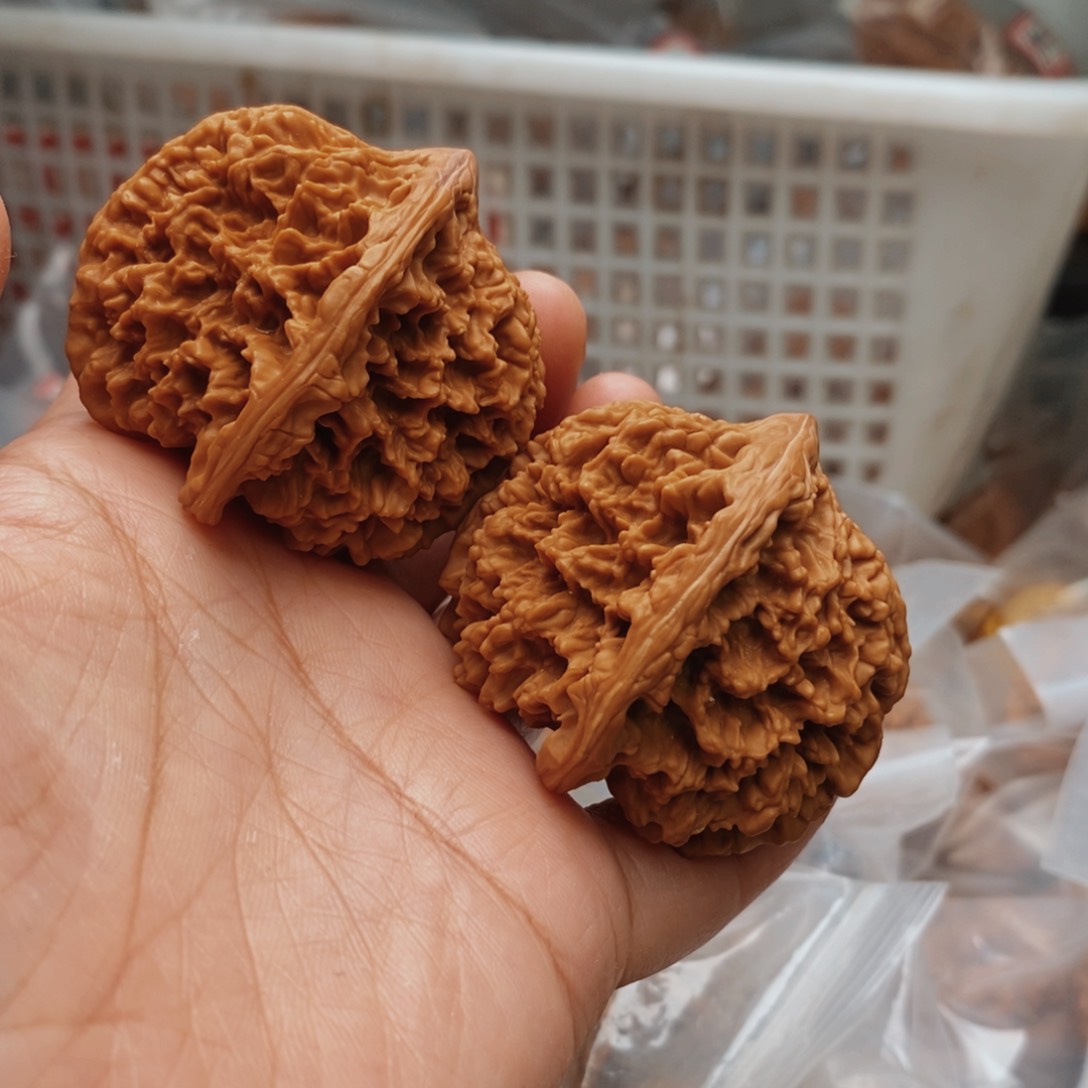 文玩核桃把件百花山45尺