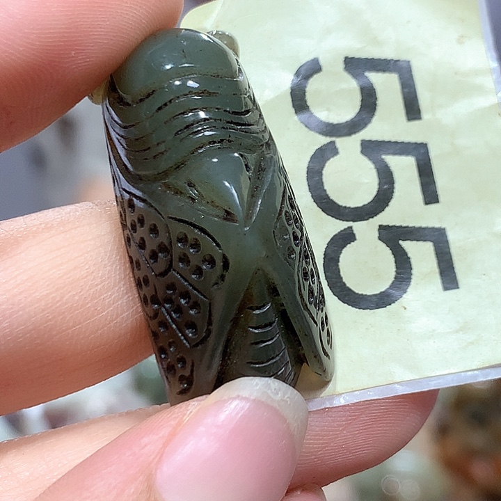 和田玉未镶嵌套链