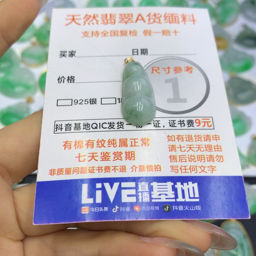 翡翠颈饰未镶嵌翡翠