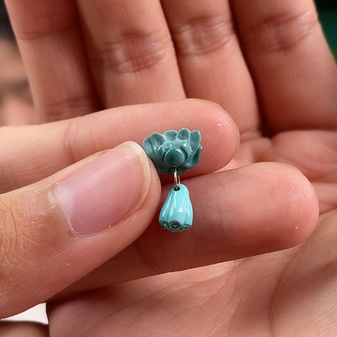 绿松石珠宝奇石未镶嵌