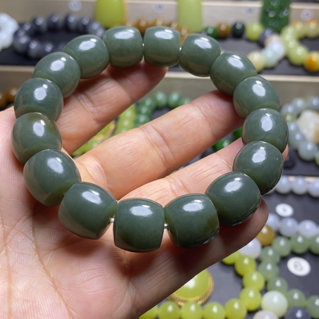 和田玉手串未镶嵌