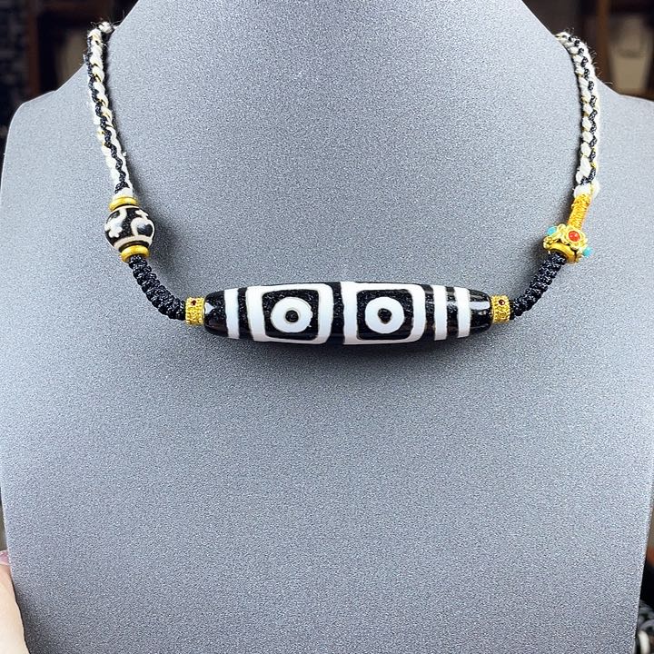 玛瑙/玉髓颈饰合金