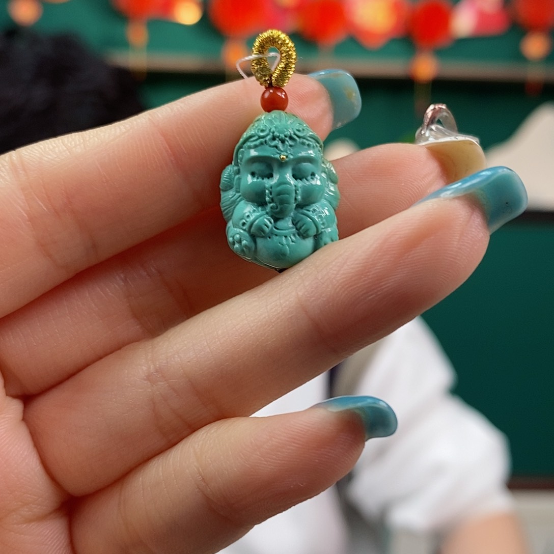 绿松石珠宝奇石未镶嵌