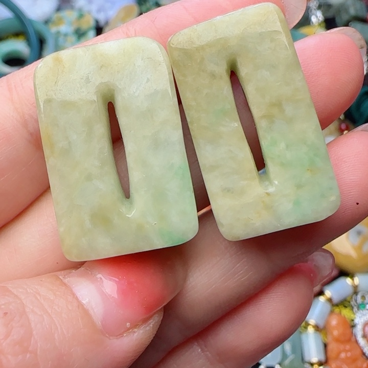 翡翠颈饰未镶嵌天然A货115