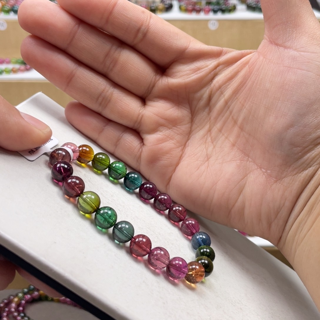 碧玺手串未镶嵌8.3mmmmmmmmmmmmmmmmmmmm