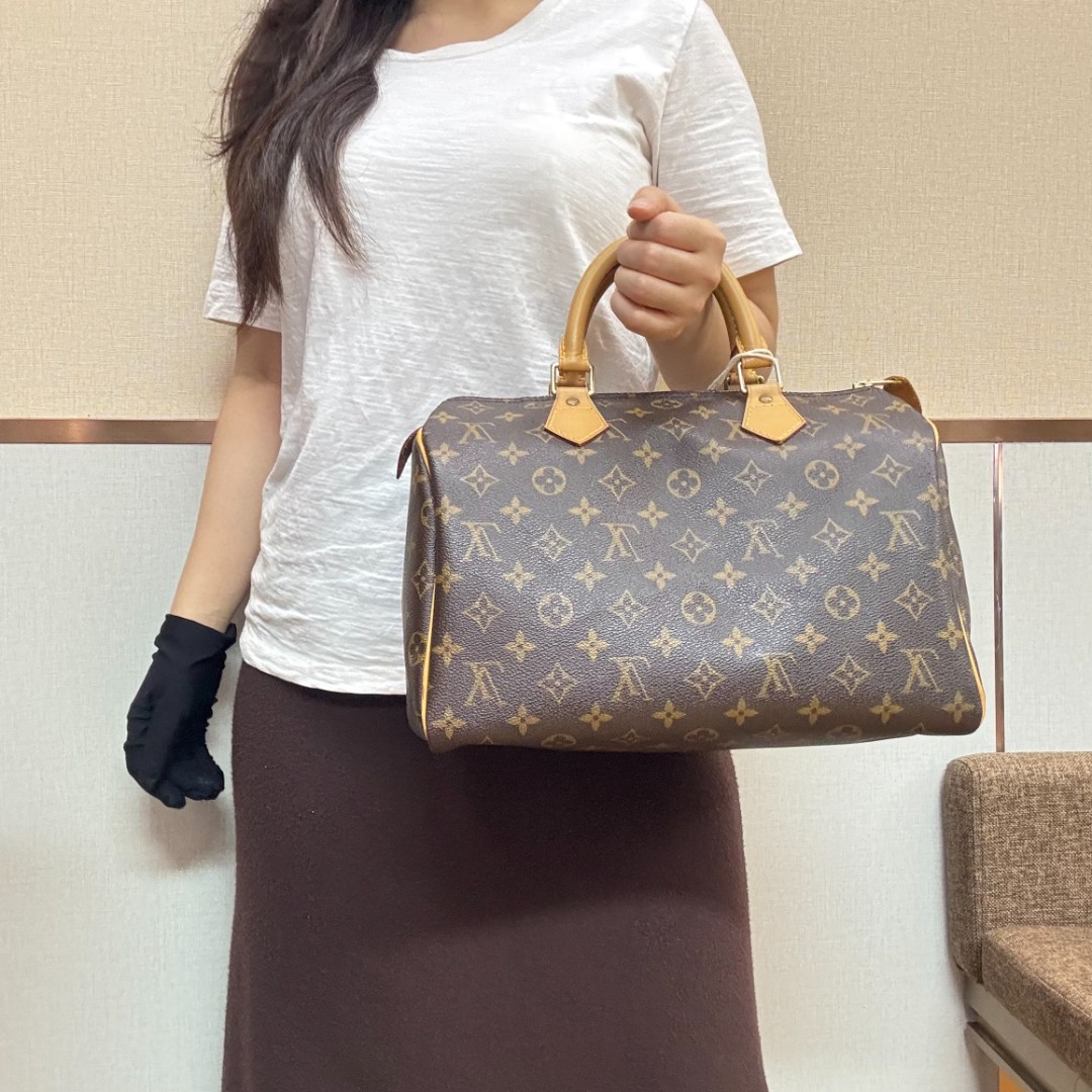 95新 LouisVuitton/路易威登 老花sp30手提包/云海优选