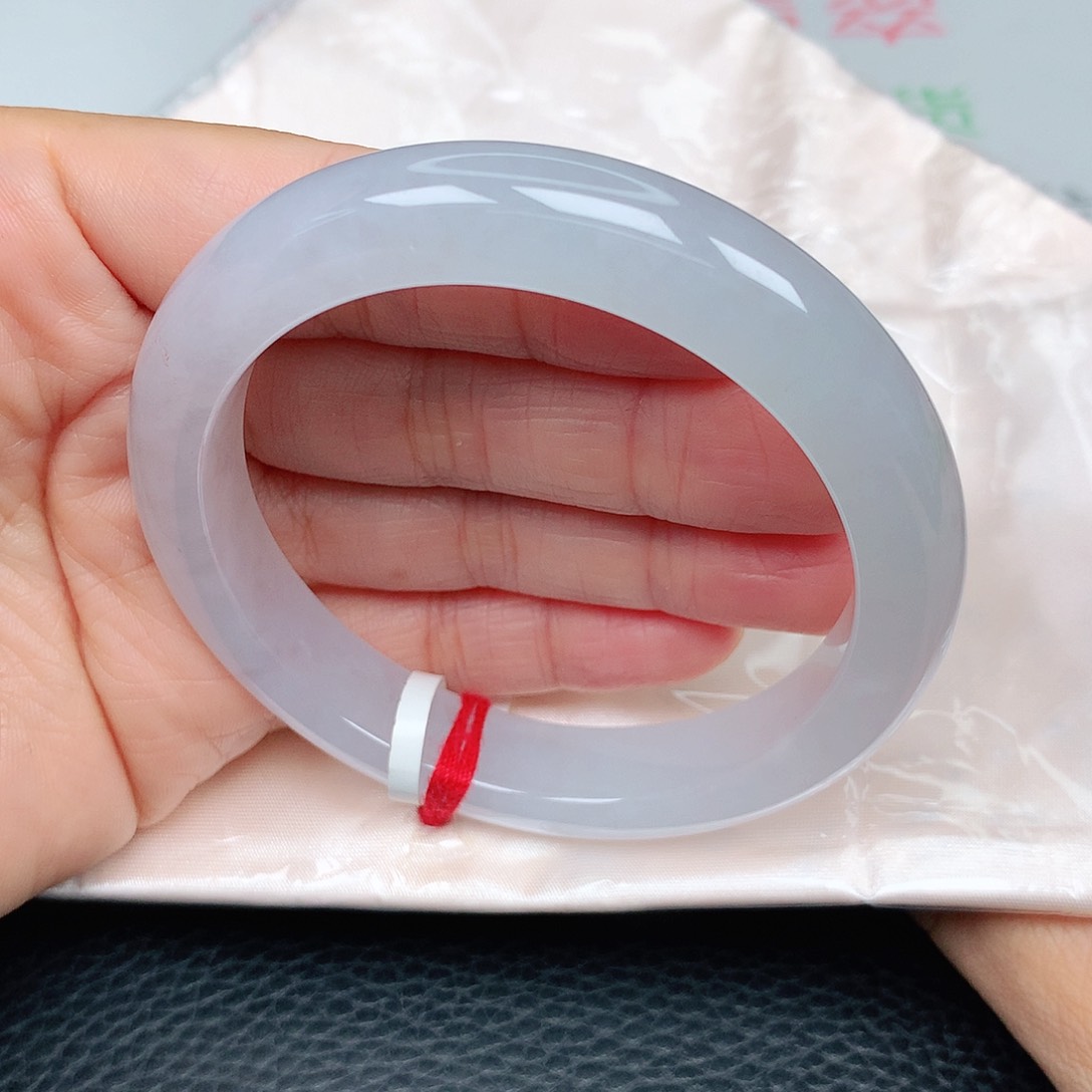 未镶嵌手镯翡翠冰胶月光37