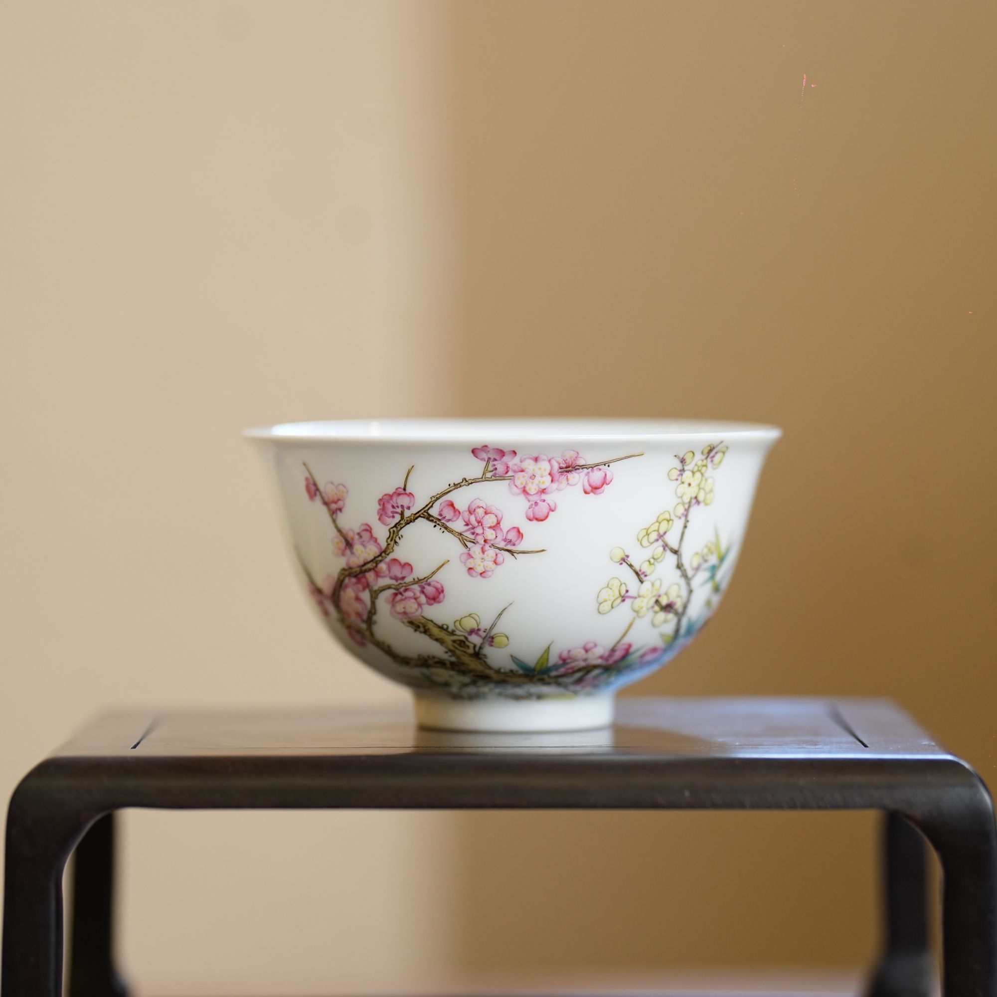 溢珍堂丨梅竹双清碗杯 80ml 景德镇瓷器