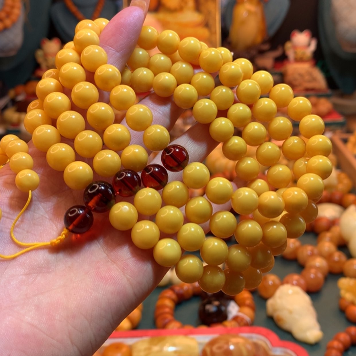 【闪购商品】未镶嵌琥珀手链蜜蜡