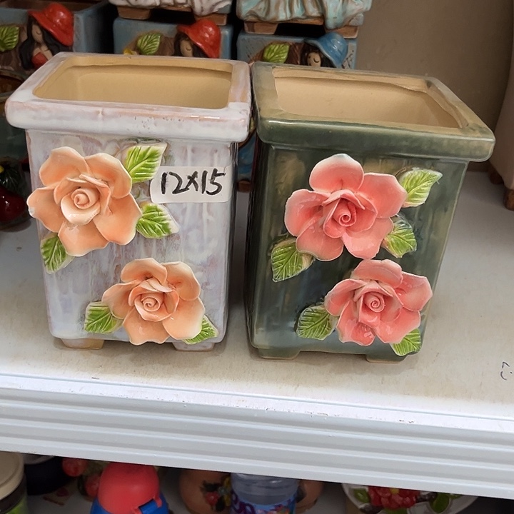 粗陶材质多肉花盆