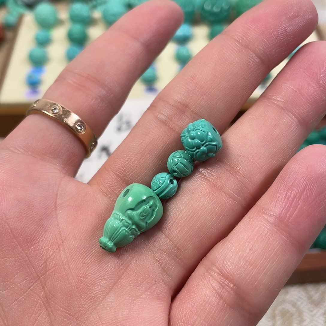 手工雕配饰配珠尺寸