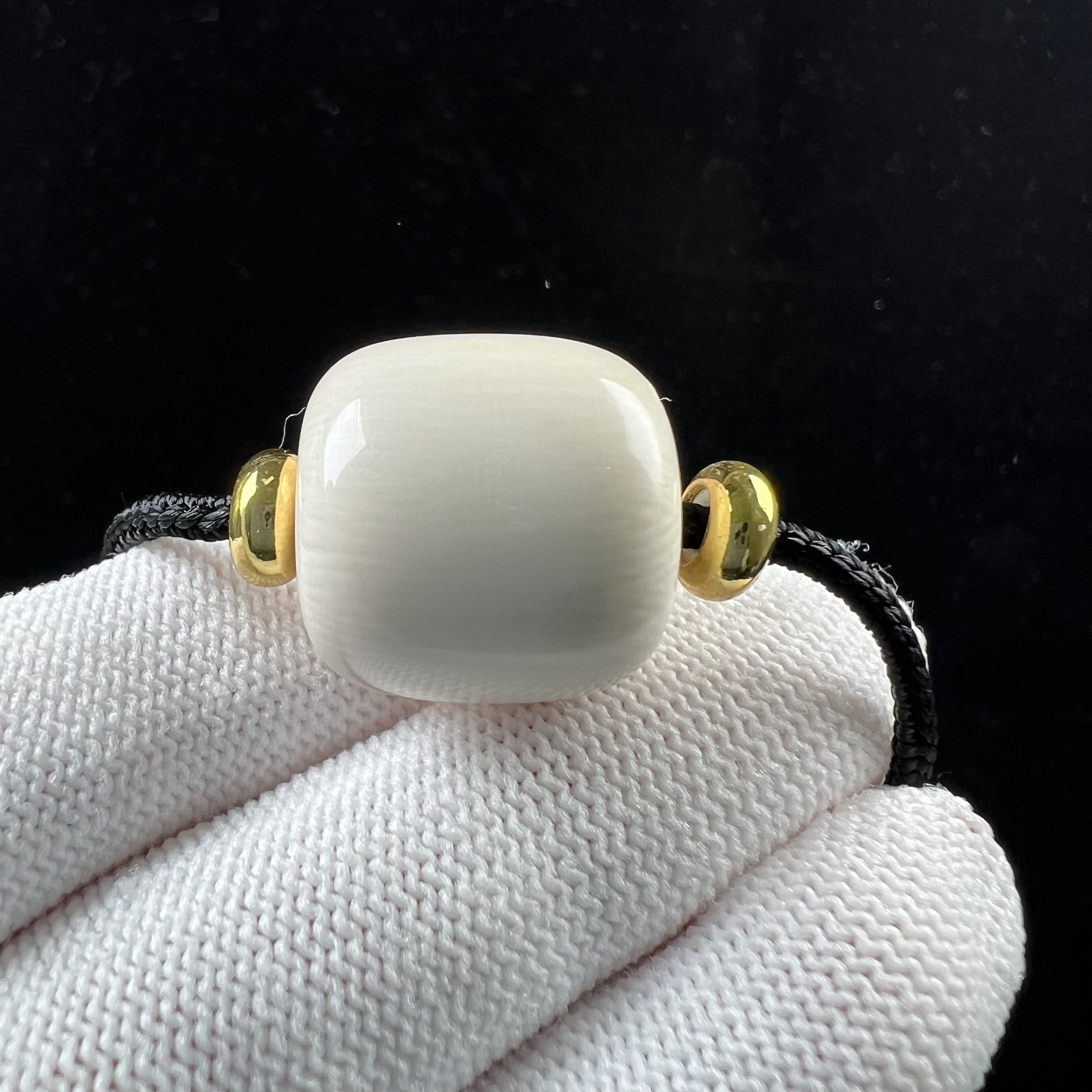 X4526天然猛犸牙 桶珠 18*17.7mm支持鉴定 假一罚四