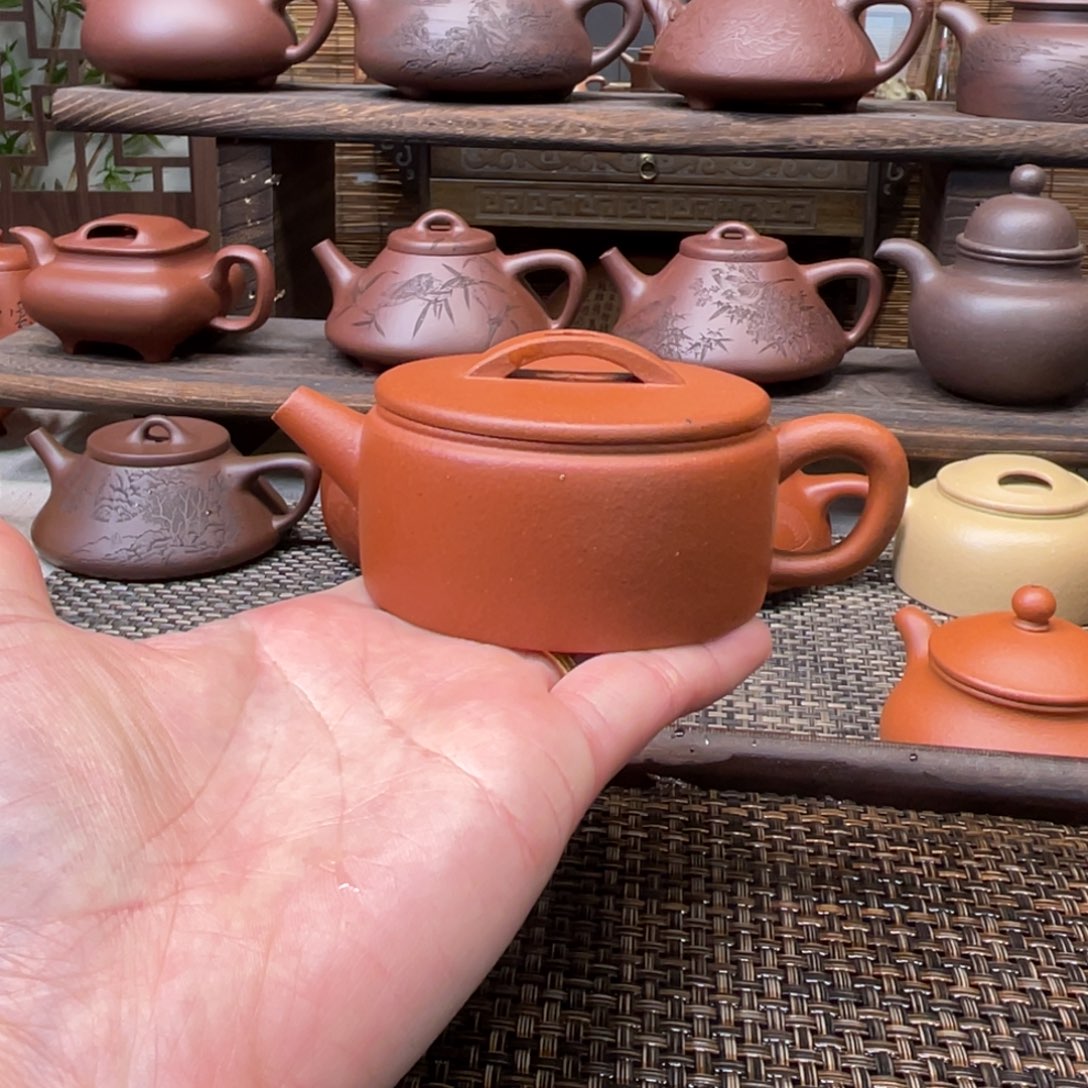 紫砂茶壶宜兴原矿紫砂手工制100