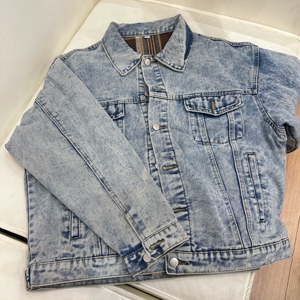 古着牛仔外套复古水洗做旧中古港风男女牛仔 A091