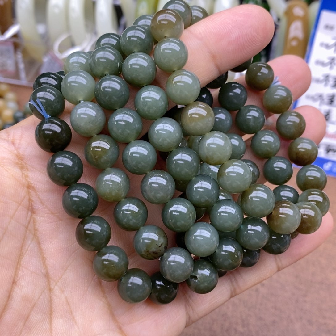 手串未镶嵌和田玉卡10