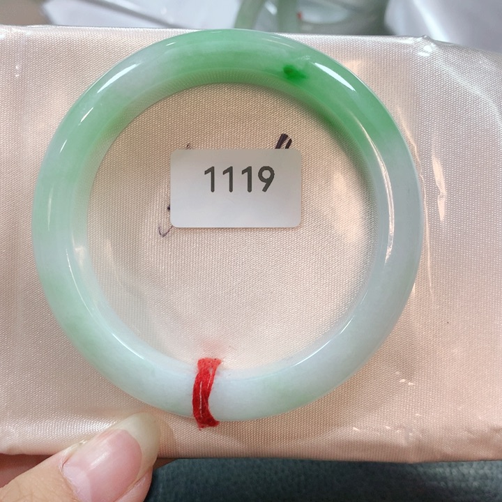 翡翠手镯未镶嵌天然翡翠手镯54.3