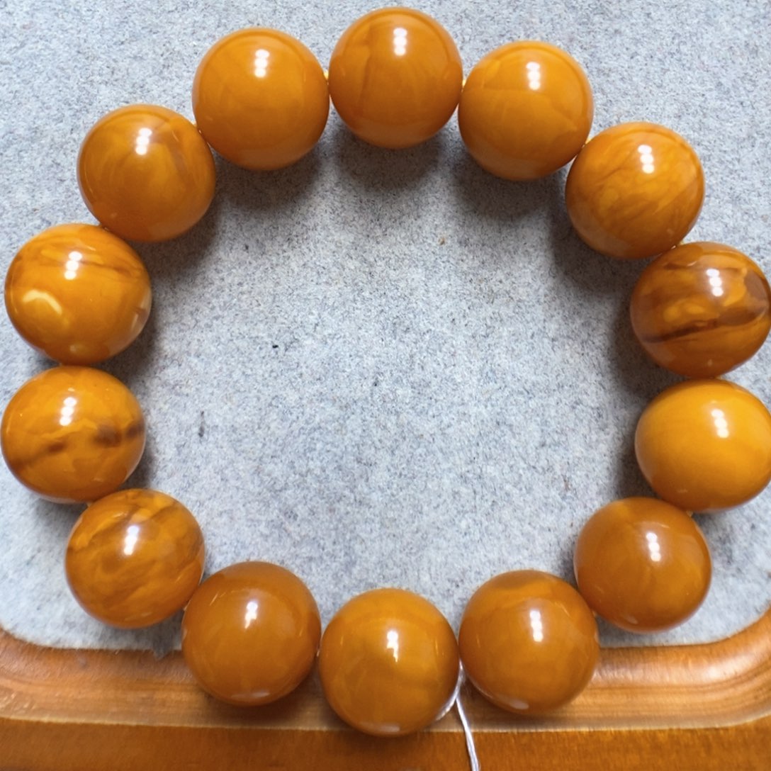 蜜蜡手串未镶嵌蜜蜡