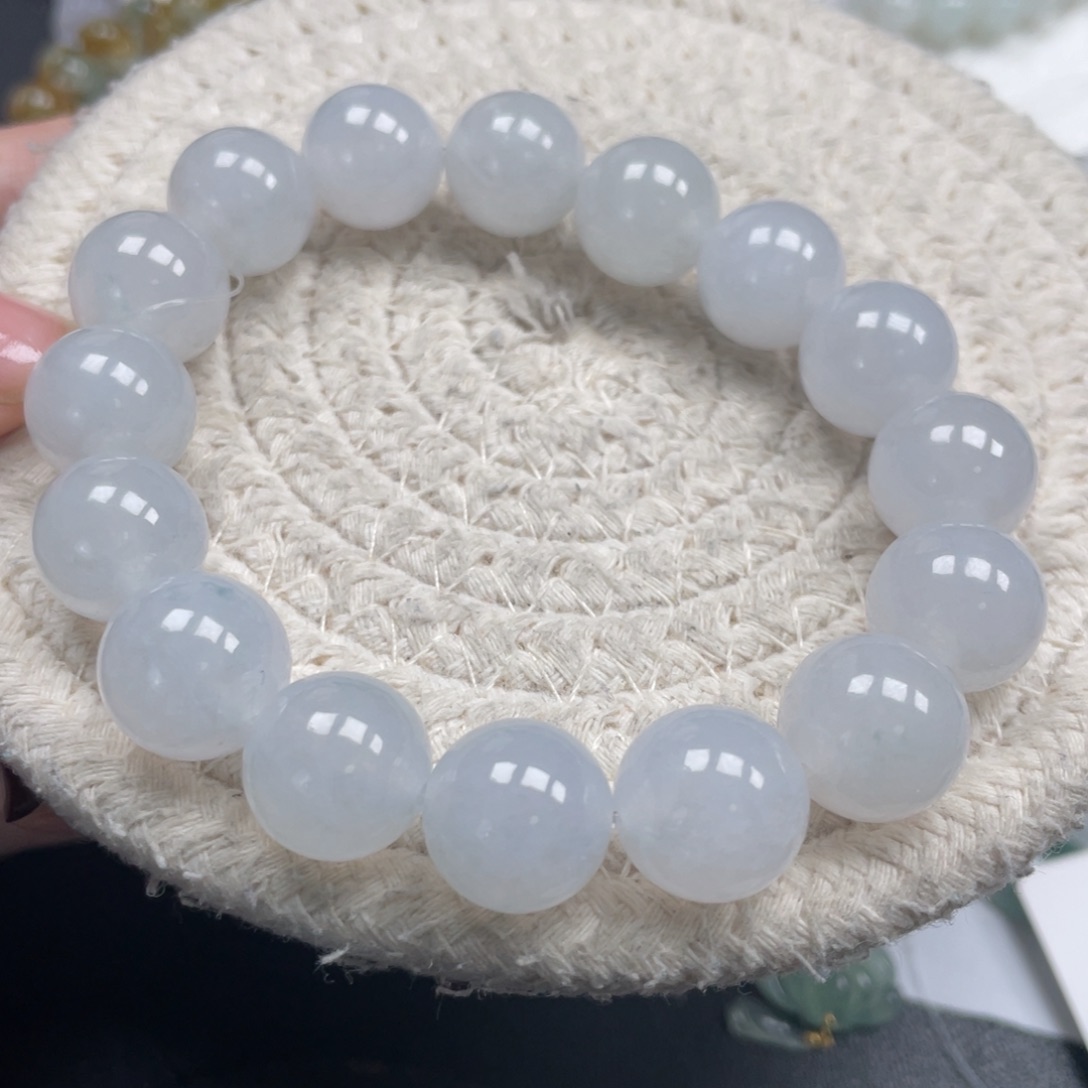 ****果翡翠未镶嵌手链天然A货缅甸翡翠13