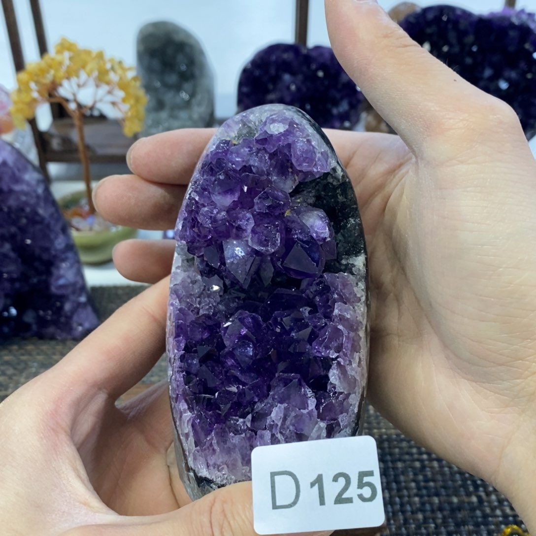 紫晶摆件摆件未镶嵌