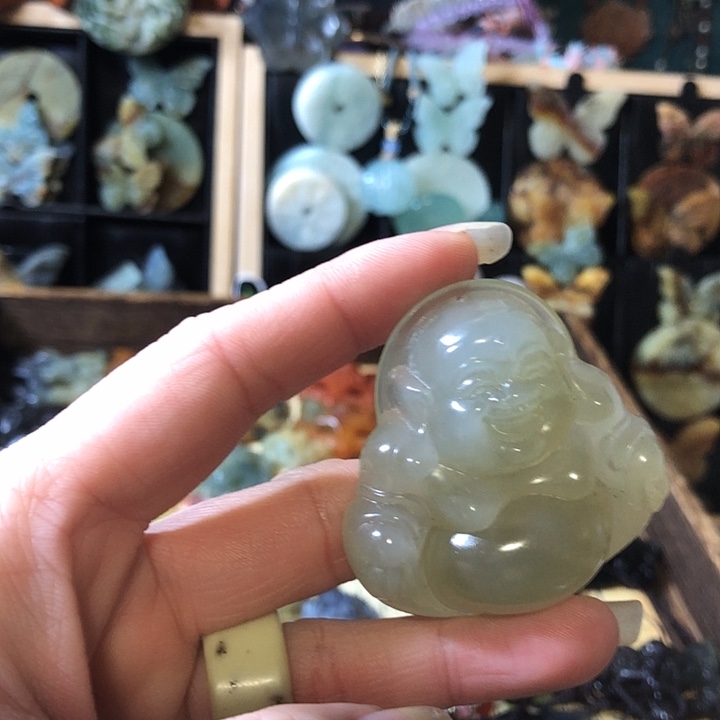 岫玉未镶嵌岫玉挂件