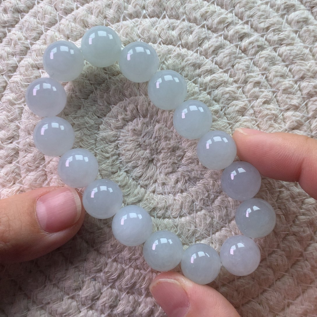 翡翠未镶嵌颈饰天然翡翠卡12手串定金