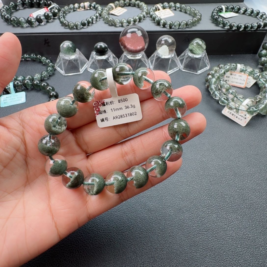 水晶手链未镶嵌天然水晶