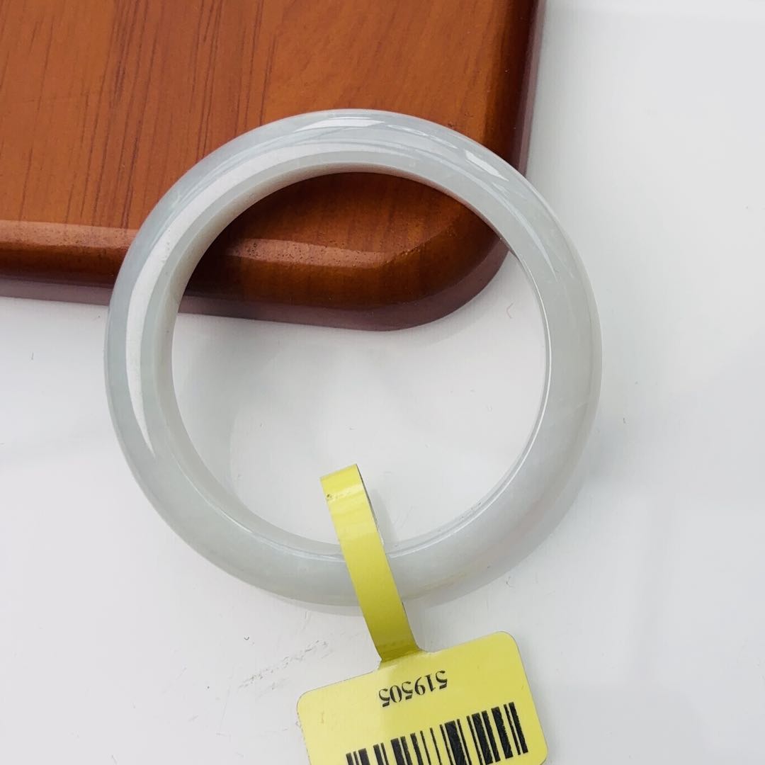  【秋姐翡翠】天然A货翡翠手镯50.6圈&D2-41