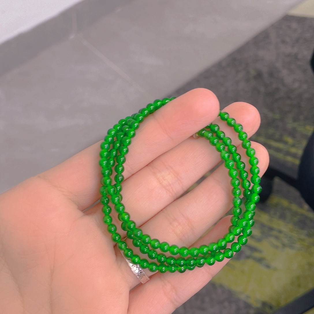 翡翠未镶嵌项链卡4