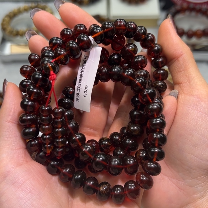 琥珀未镶嵌裸石抚顺琥珀血珀10m