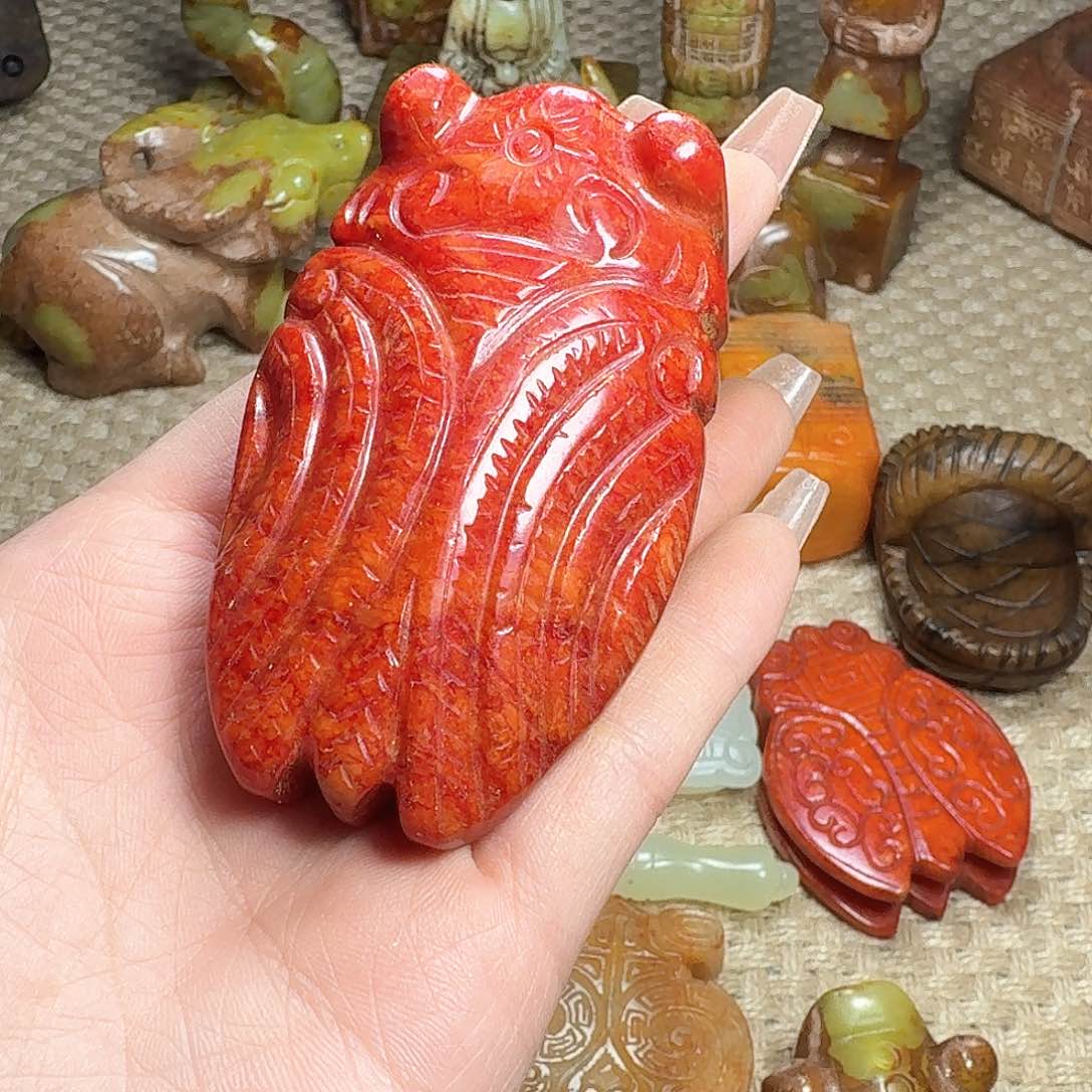 白玉菩提吊坠挂件