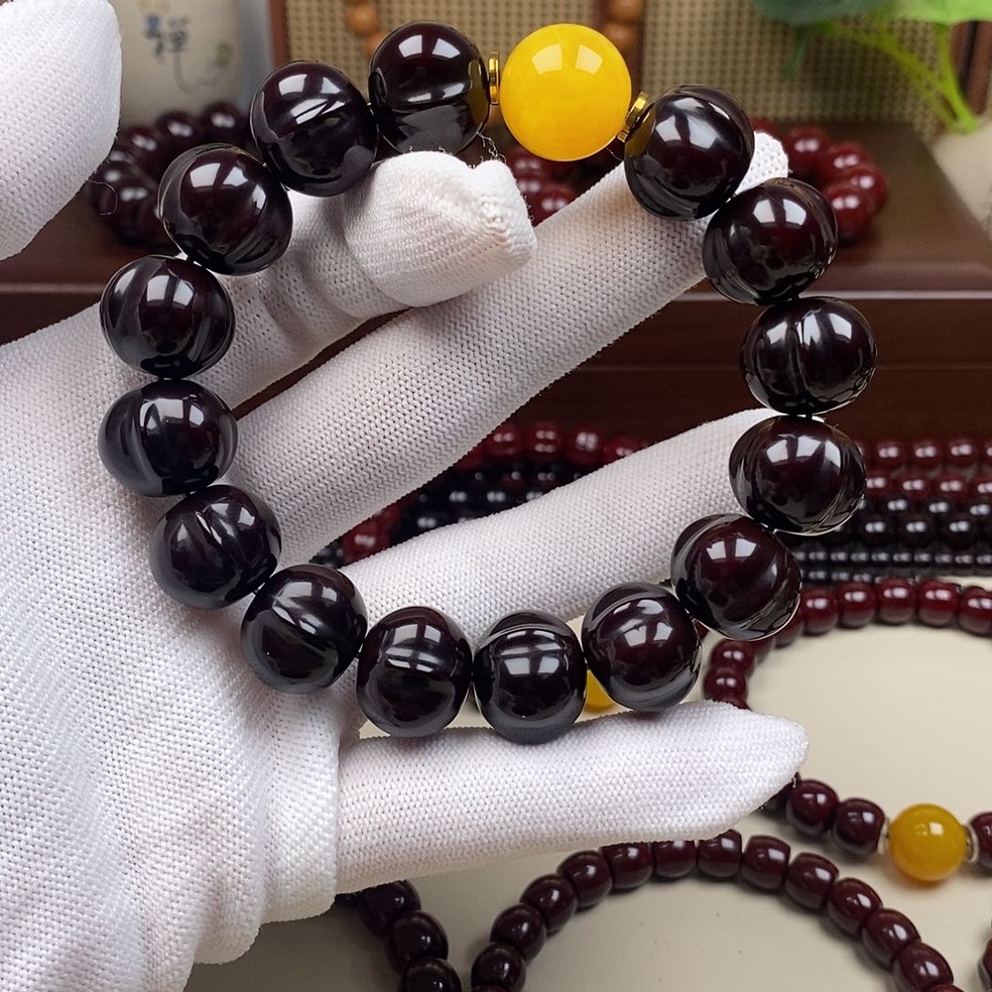 昆***仑猴头核桃手串猴头手串