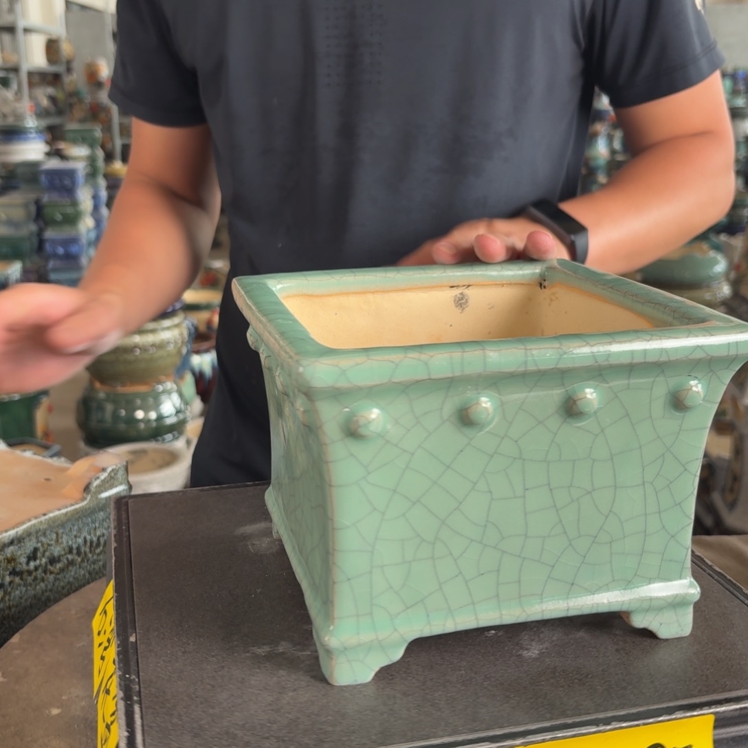 一风堂石湾花盆 内口16*11